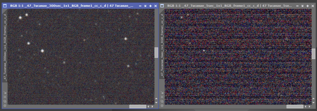 Comparaciòn 5 Min VS 5 Seg
